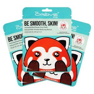 3/$30 The Crème Shop Be Smooth, Skin! Animated Red Panda Face Masks